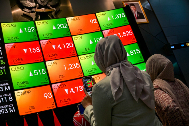 INDONESIA-STOCKS <YONHAP NO-4976> (AFP)