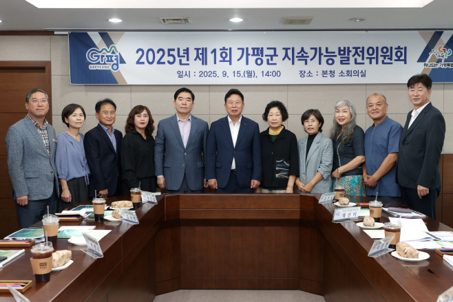 (가)가평군, 지속가능발전 위한 추진 과제 논의