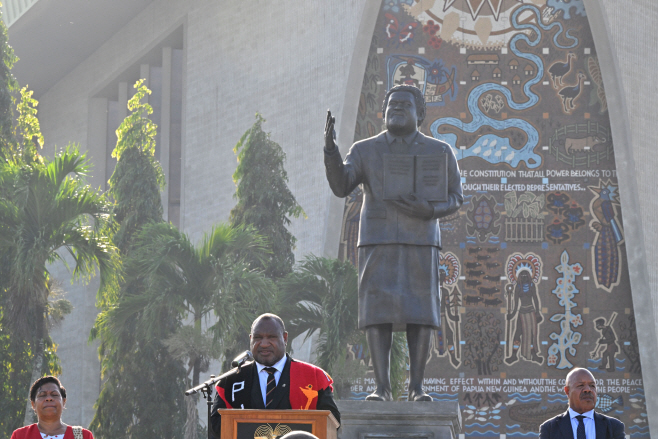 PAPUA NEW GUINEA INDEPENDENCE <YONHAP NO-3686> (EPA)