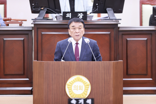 의령군의회 김규찬의원 자유발언 보도자료