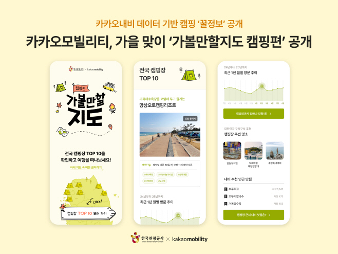 [이미지] 카카오모빌리티. 이용자 맞춤형 콘텐츠 ‘가볼만할지도 캠핑편’ 공개