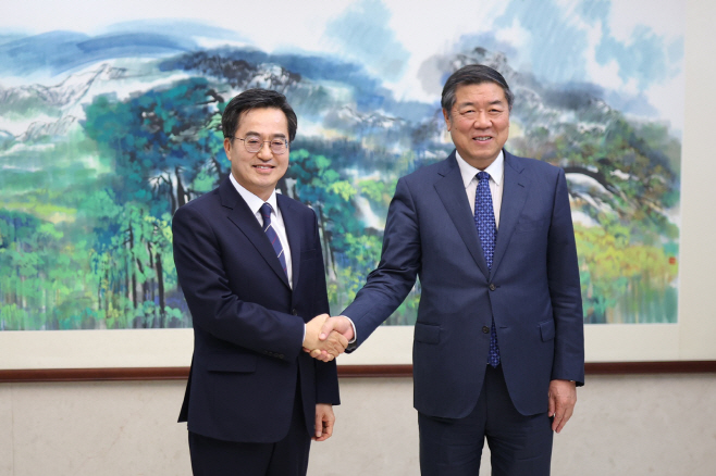 김동연 지사와 허리펑 중국공산당 정치국위원 겸 중국국무원 부총리