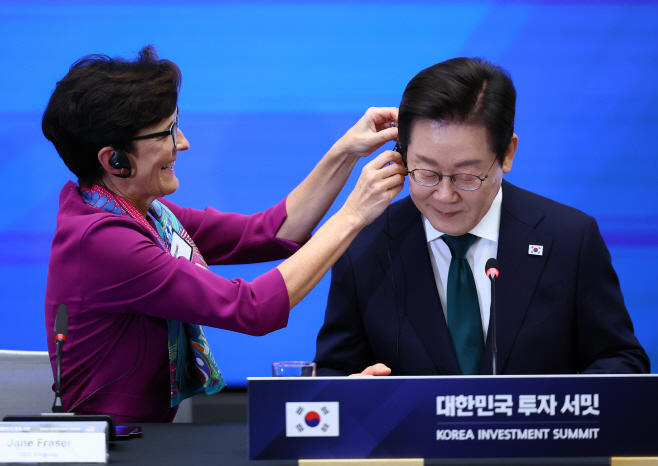이재명 대통령, 뉴욕에서 한국경제설명회