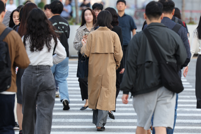 쌀쌀한 출근길