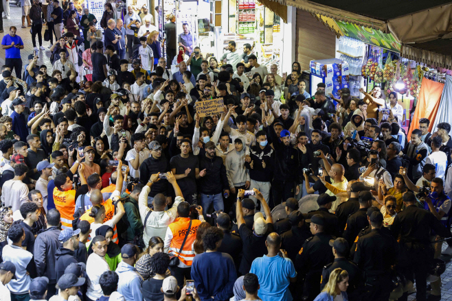 MOROCCO-POLITICS-HEALTH-EDUCATION-PROTEST <YONHAP NO-3649> (AFP)