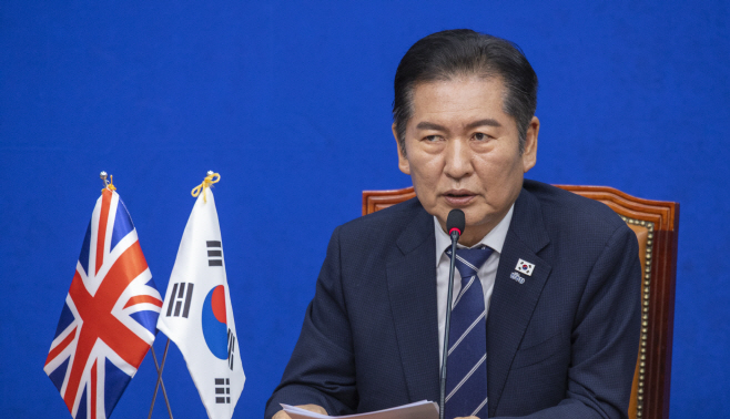 정청래 대표 크룩스 주한 영국대사 면담<YONHAP NO-6223>