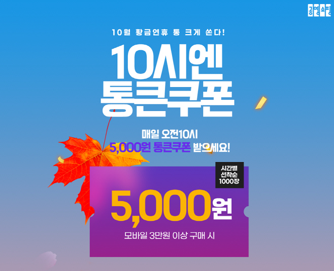 공영홈쇼핑 이벤트 이미지
