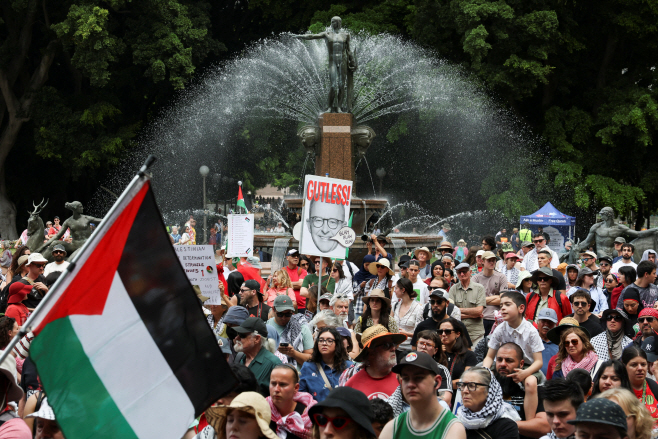 ISRAEL-PALESTINIANS/AUSTRALIA-PROTEST