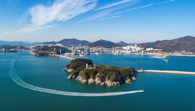 오동도 전경
