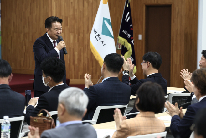 김영환 충북지사 설명회