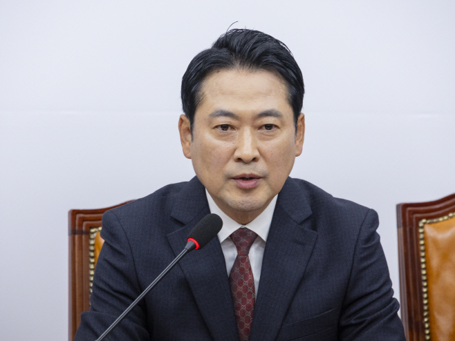 정부의 부동산 정책 발표 관련 발언하는 장동혁 ...<YONHAP NO-3350>