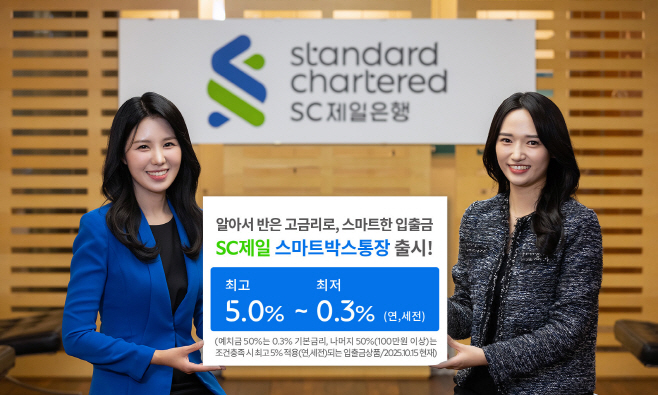 [첨부이미지] SC제일은행 'SC제일 스마트박스통장' 출시