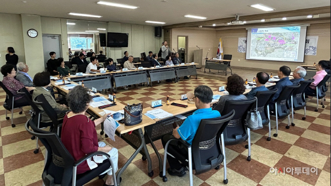 아산시 중점관리지역 도시침수 대응사업 주민설명회