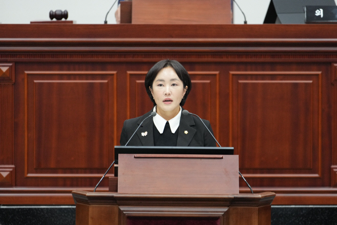 [리사이즈]제293회 경주시의회 임시회 제1차 본회의 5분자유발언(김소현 의원)