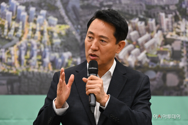 [포토] 주택공급 활성화를 위한 민·관정책협의회 발언하는 오세훈 시장