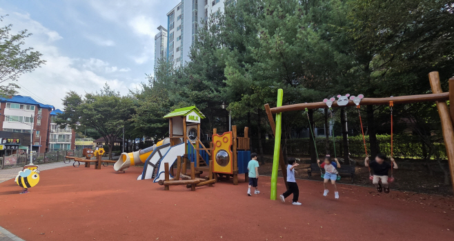 청주시, 강내면 은하수 어린이공원 정비