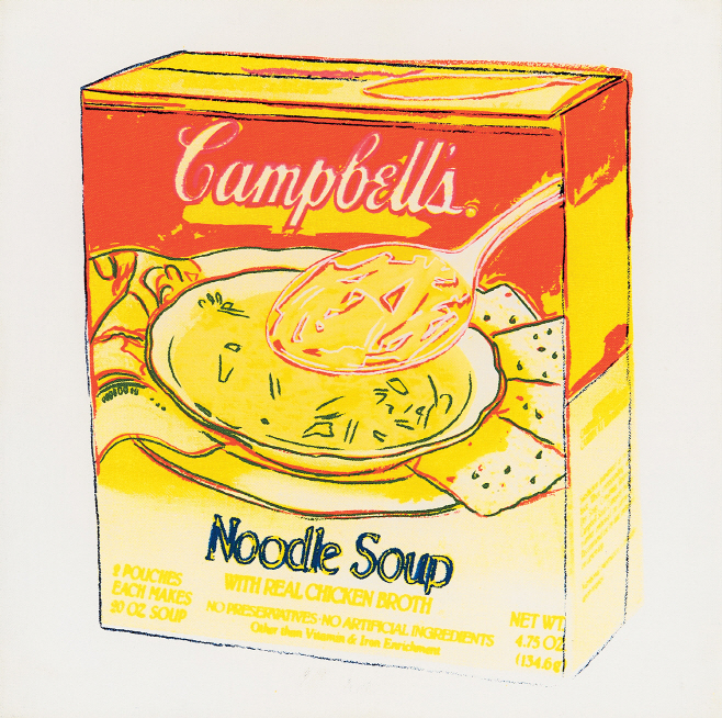 앤디 워홀Campbell’s Soup Box (Noodle Soup)