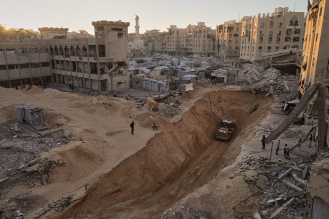 Israel Palestinians Gaza <YONHAP NO-0489> (AP)