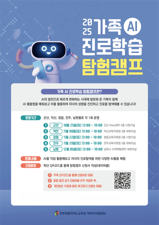 가족 진로학습 탐험캠프