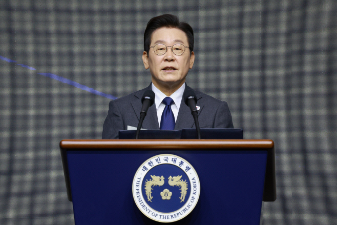 이재명 대통령, ADEX 2025 개막식 축사<YONHAP NO-2896>