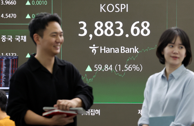 코스피, 또 사상 최고치<YONHAP NO-4017>