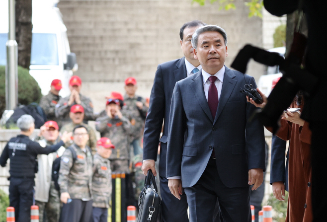 영장심사 출석한 이종섭 전 국방장관