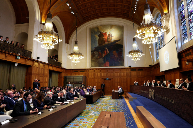 ISRAEL-PALESTINIANS/WORLD COURT <YONHAP NO-6005> (REUTERS)