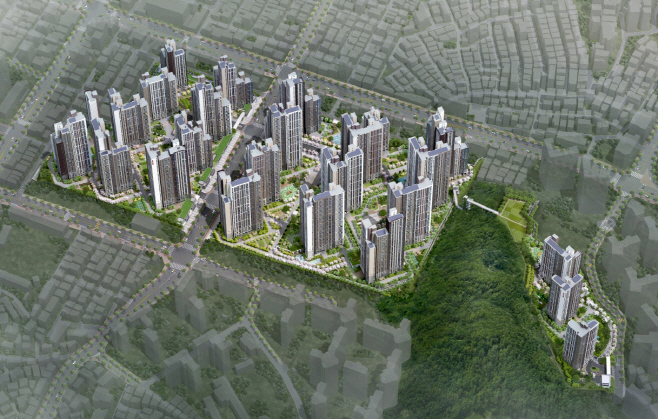 경기 힐스테이트 광명11(가칭) 조감도