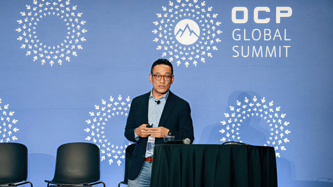 사진1. 발표를 진행한 SK하이닉스 김천성 부사장(eSSD Product Development 담당)