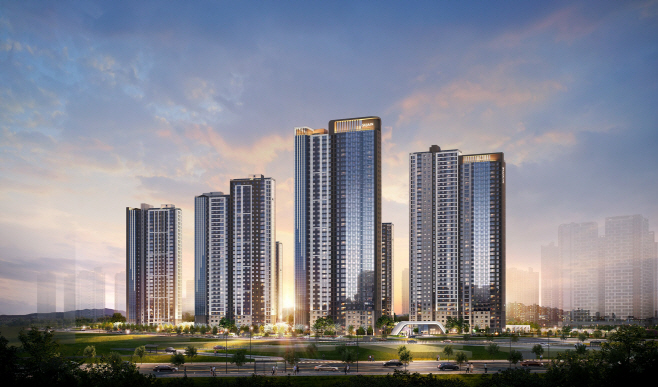 인천 인하대역 수자인 로이센트 투시도