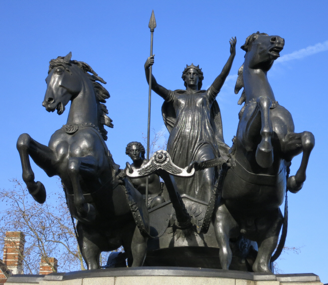 Boudica_statue,_Westminster_(8433726848)