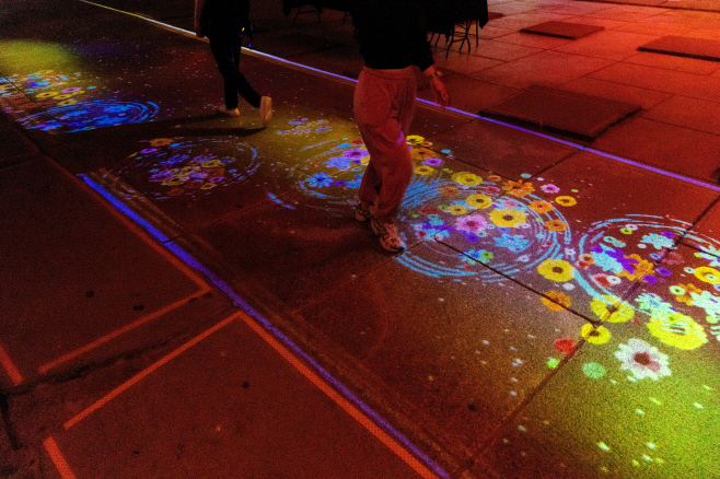 사진2. 인터렉티브 미디어아트