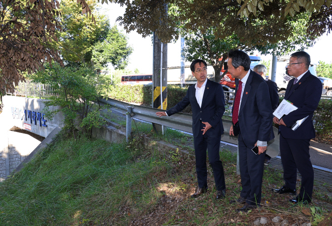 표지판 등 정비대상 시설물 점검