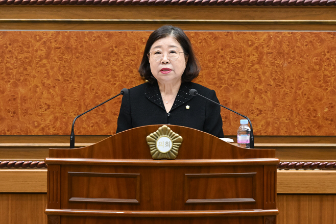 사진(5분 자유발언-이계옥 의원)