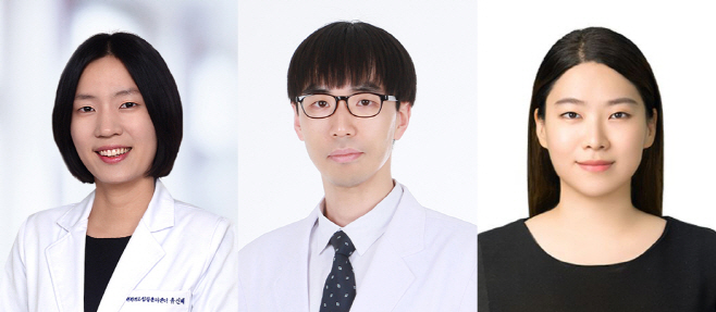 [사진 왼쪽부터] 서울대병원 유신혜 교수, 이대목동병원 김정한 교수 및 한림대 심진아 교수