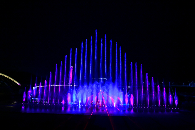 물과 빛, 음악이 만나는 순간...고령의 새로운 야간 명소
