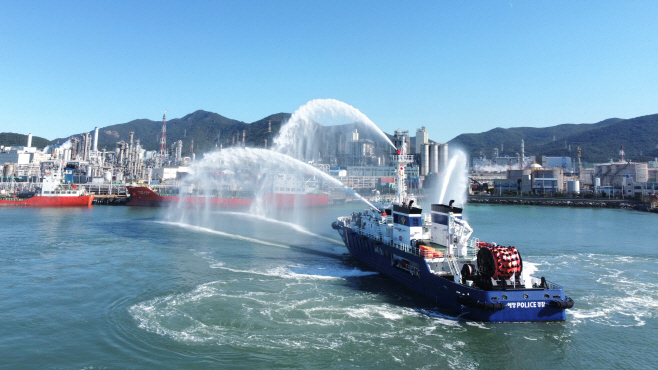 28일, 여수 중흥부두에서 실시한 HNS사고대응 훈련(2)