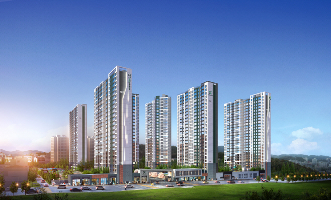 구미 해모로 리버시티 아파트 투시도