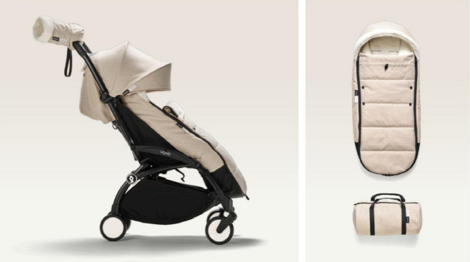 [사진자료] 요요 봉쁘앙 베이지 풋머프 및 미튼_제품컷