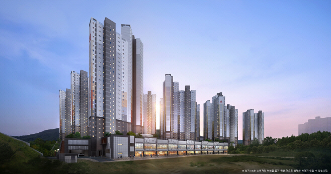 힐스테이트 용인포레 투시도 이미지