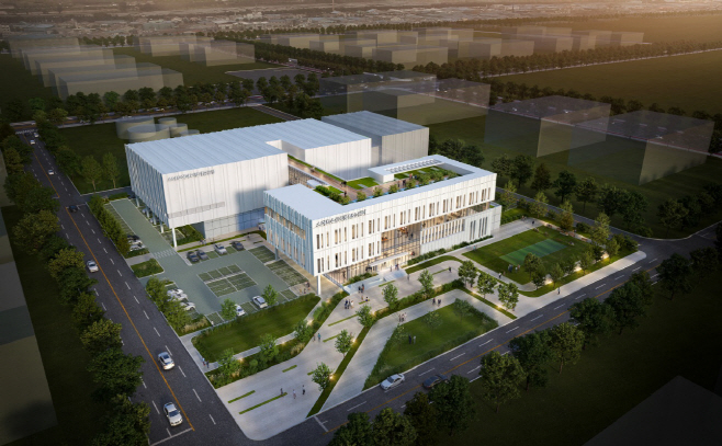 [수산산업과] K-씨푸드선도도시도약을위한새만금스마트수산가공종합단지본격착수(가공종합단지건립조감도)