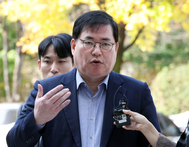 입장 밝히는 유동규 전 성남도시개발공사 기획본부장