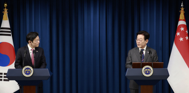 한-싱가포르 공동언론발표
