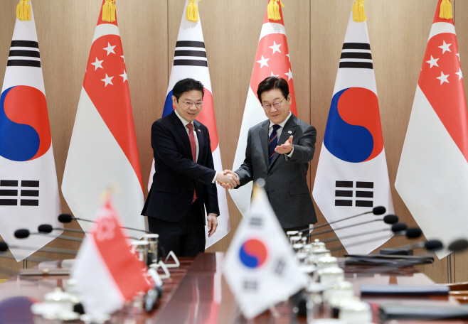 이재명 대통령과 싱가포르 총리