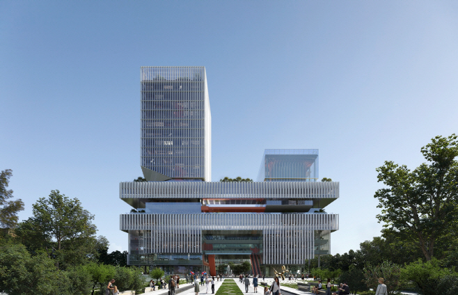 신청사(구청·구의회 조감도)