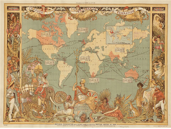 19세기 후반 대영제국 지도