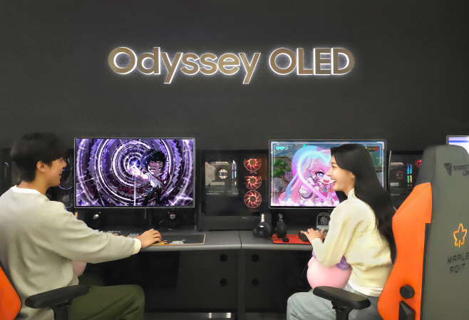 삼성전자, 오디세이 게이밍 모니터 체험존 넥슨 메이플 아지트서 운영 (4)