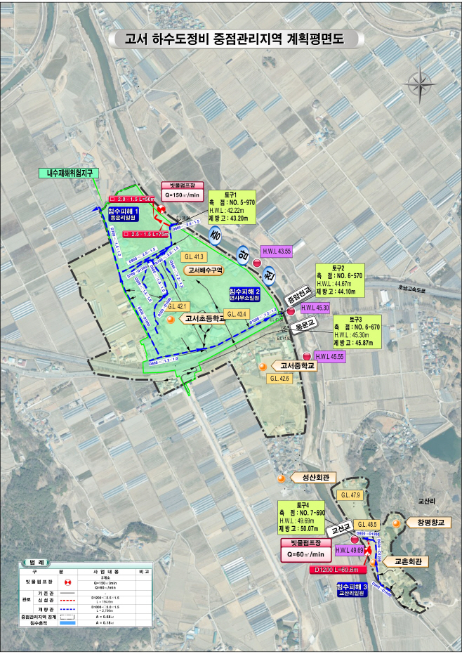 2025년 고서 하수도정비 중점관리지역 선정