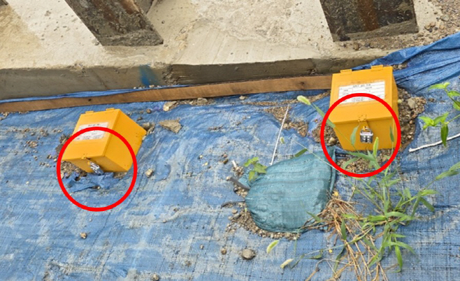 2-2. 계측기 시건장치 설치 완료 (개선 후)