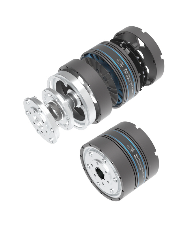 [사진자료2] 모델솔루션의 AFPM 기반 휴머노이드 관절용 초경량 스마트 액추에이터